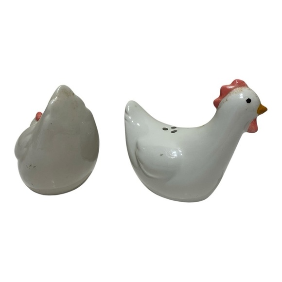 Vintage Ceramic Chickens Salt & Pepper ShakerSet - Picture 3 of 4